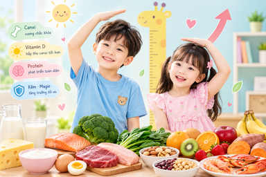 12 siêu thực phẩm giúp trẻ phát triển chiều cao tự nhiên, Bố mẹ đừng bỏ qua