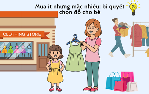 5 sai lầm khi mua quần áo trẻ em