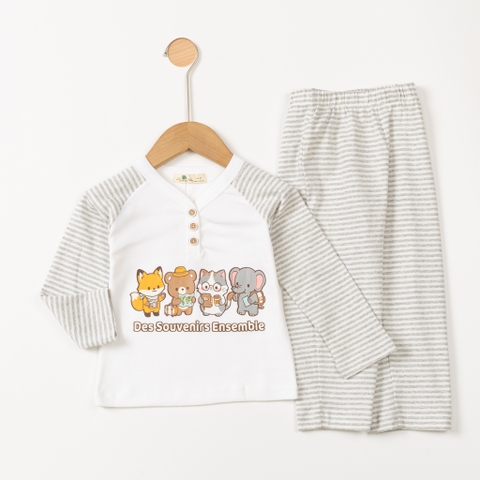 Bộ cotton trẻ em - bé trai ĐB004 2/10 TSD03