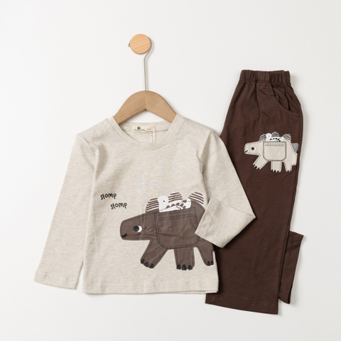 Bộ cotton trẻ em - bé trai ĐB003 2/10 TSD07