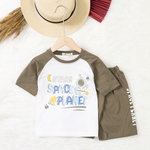 Bộ cotton trẻ em - bé trai B003 2/10 TS12 Lô 1