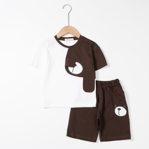 Bộ cotton trẻ em - bé trai B006 2/10 TS18