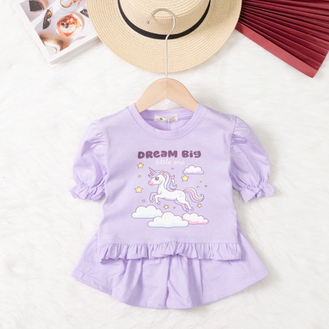 Bộ cotton trẻ em - bé gái G003 2/10 TS19