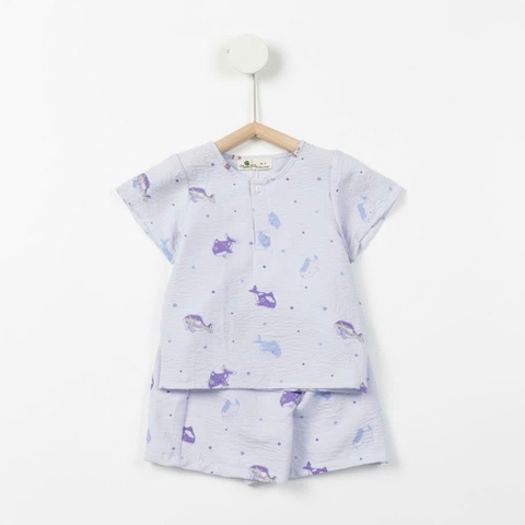 Bộ cotton trẻ em - bé trai B006 2/10 PH1291