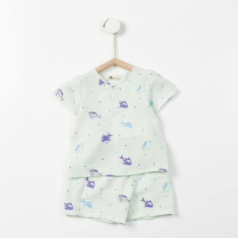 Bộ cotton trẻ em - bé trai B006 2/10 PH1291