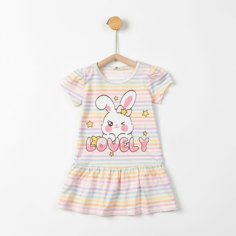 Váy cotton trẻ em - V02 2/10 TS06 HT lô 3