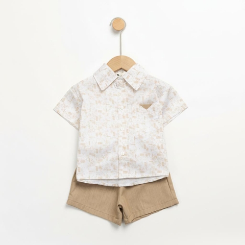 Bộ cotton trẻ em - bé trai B001 2/10 NH55