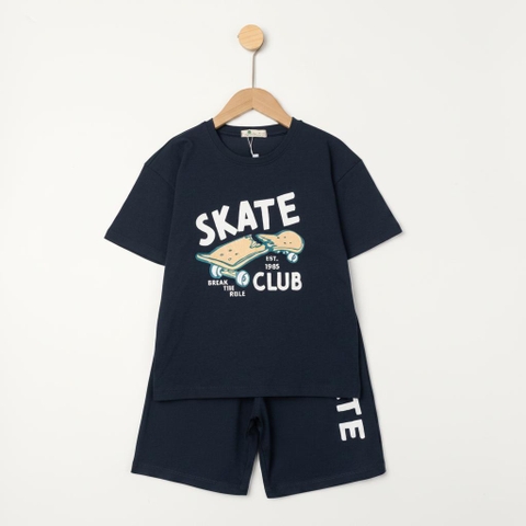 Bộ cotton trẻ em - bé trai B001 10/16 TS43