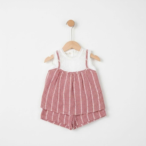 Bộ cotton trẻ em - bé gái G001 2/10 NH20