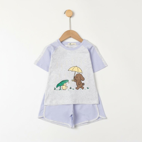 Bộ cotton trẻ em - bé gái G005 4/12  TS40