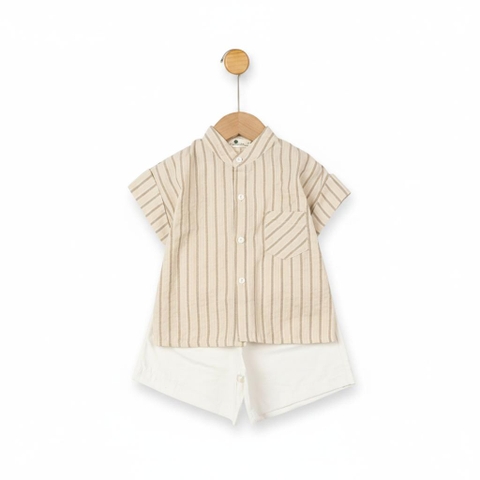 Bộ cotton trẻ em - bé trai B001 2/10 NH55