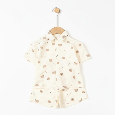 Bộ cotton trẻ em - bé trai B002 2/10 PH1136