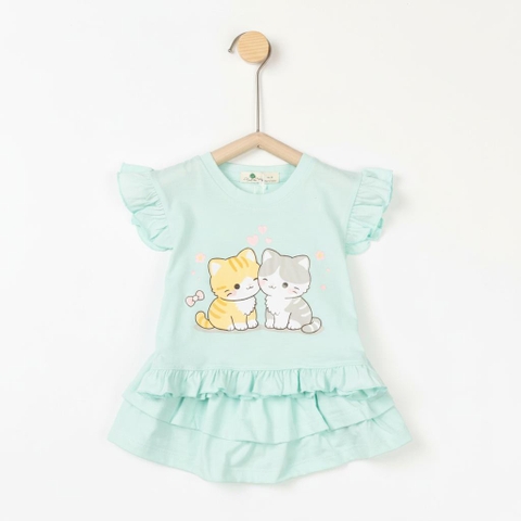 Bộ cotton trẻ em - bé gái G005 2/10 TS29