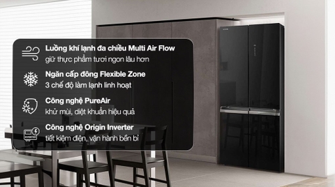 Tủ lạnh Toshiba Inverter 515 lít Multi Door GR-RF665WIA-PGV(22)-XK