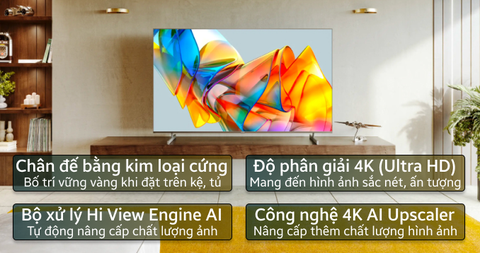 Google Tivi ULED 4K Hisense 65 inch 65U6K