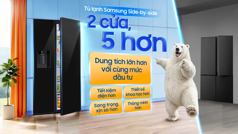 Tủ lạnh Samsung Inverter 634 lít Side By Side RS80F65J2BSV