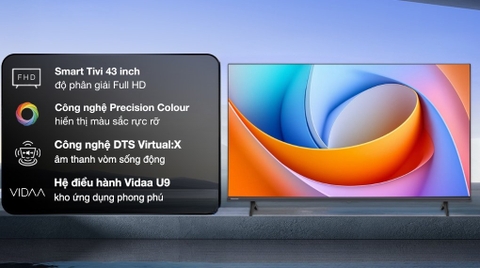 Smart Tivi Hisense FHD 43 inch 43A5S