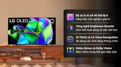 Smart Tivi OLED LG AI 4K 83 inch OLED83C3PSA