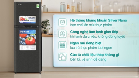 Tủ lạnh Funiki 209 lít HR T6209TDG