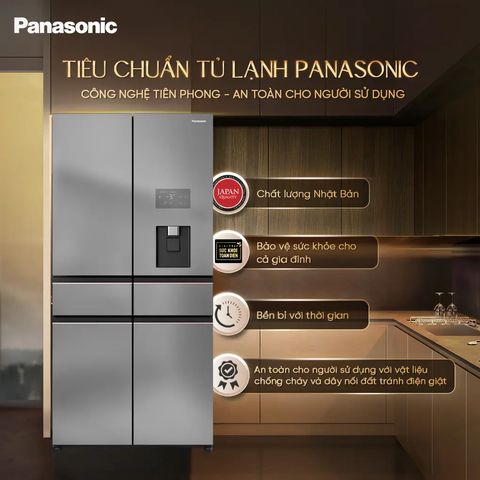 Tủ Lạnh Panasonic Inverter 650 Lít PRIME+ Edition NR-WY720ZHHV