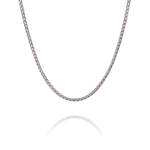 Dây chuyền trơn - màu bạc (Box Chain 2.5mm)