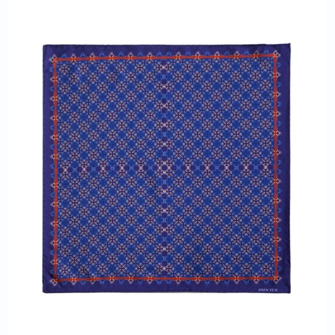 Khăn cài túi áo nam Biểu Tượng May Mắn Mãn Châu