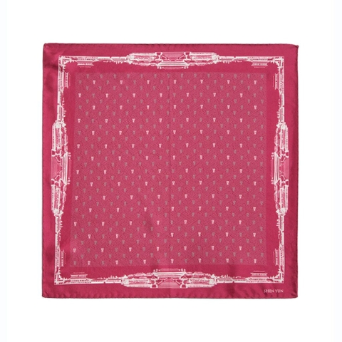 Khăn cài túi áo nam Tinh Thần Đại Hán - Đỏ đun