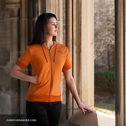 Áo Polo khoá cổ nữ (Women's Mock Neck Polo)