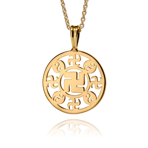 Dây chuyền Chữ Vạn 24K - 22 mm - 16