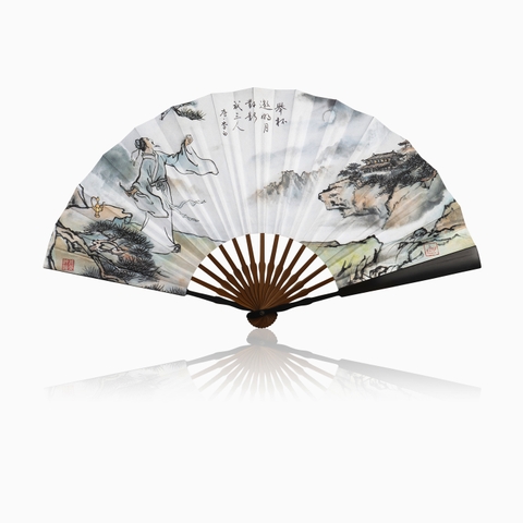 Quạt gấp Nhà Thơ Lý Bạch