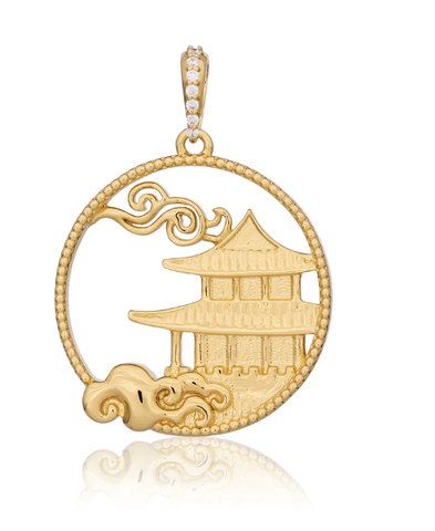 Charm - (Mystical Moon Palace - Gold 18mm)