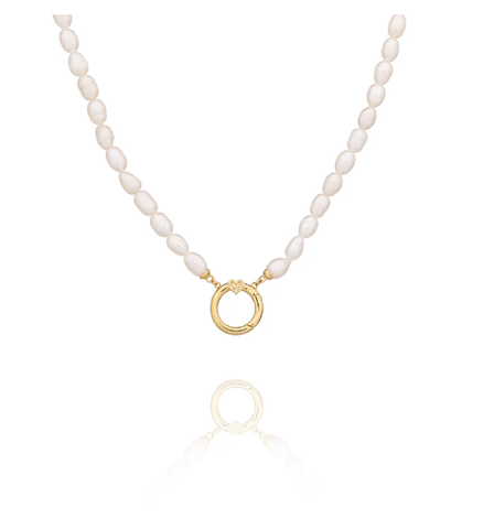 Dây chuyền ngọc trai - Màu vàng (Pearl Charm Clasp)