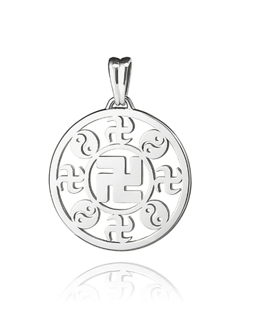 Mặt dây chuyền hình tròn (Wan Pendant - 18kt White Gold 22mm)