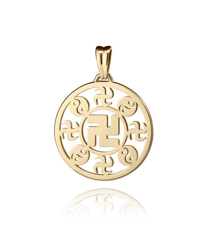 Mặt dây chuyền hình tròn (Wan Pendant 18kt Yellow Gold 22mm)