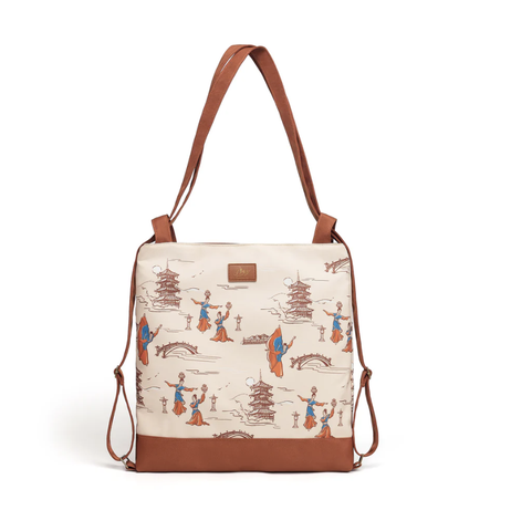 Túi/ Ba lô vải đa năng – Màu be (Lantern Grace 3-way Bag)