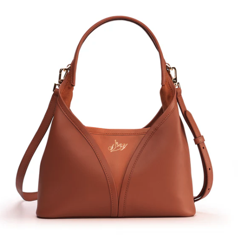Túi da nữ có quai đeo chéo(Hanfu Crossbody-Brown)