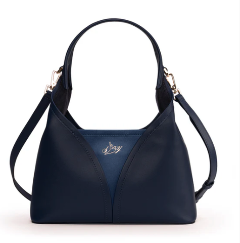 Túi da nữ có quai đeo chéo(Hanfu Crossbody-Navy)