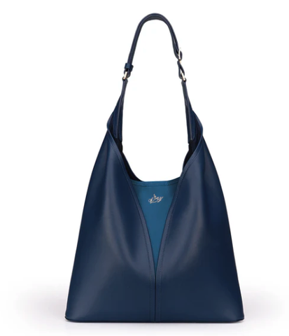 Túi da nữ có quai đeo vai(Hanfu Shoulder-Navy)
