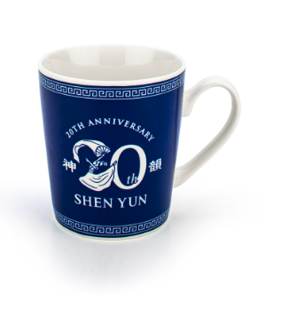 Cốc sứ - Xanh (Shen Yun's 20th Anniversary Blue)
