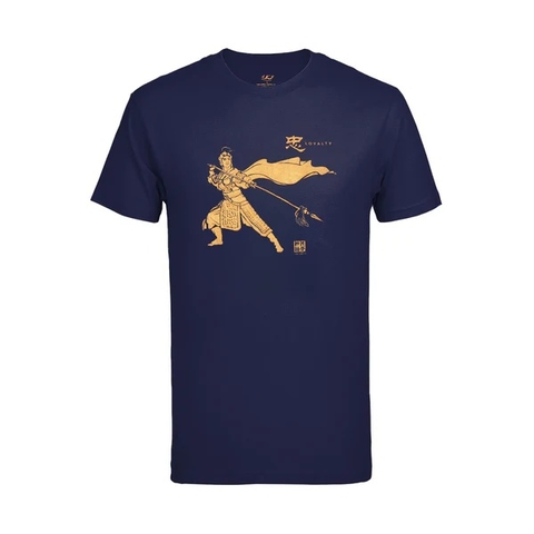 Áo phông cộc tay nam - Xanh navy (The Loyalty of Yue Fei)