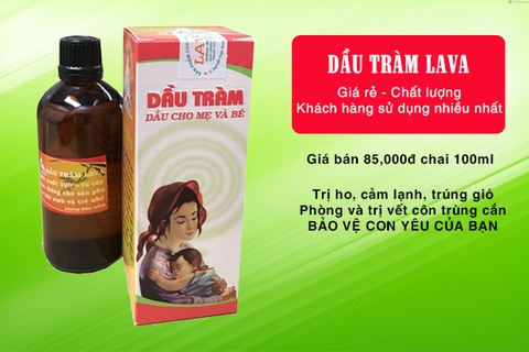 Dầu Tràm LAVA- Dầu Cho Mẹ Và Bé ( 100ml )