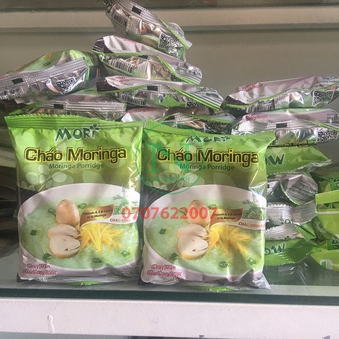 Cháo,mì ăn liền chùm ngây Moringa-chay mặn điều được