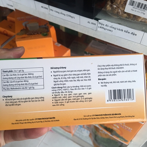 [COMBO 2 HỘP]Huệ Đà giải độc gan hộp 30 gói