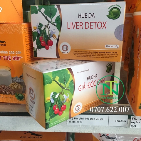 [COMBO 2 HỘP]Huệ Đà giải độc gan hộp 30 gói