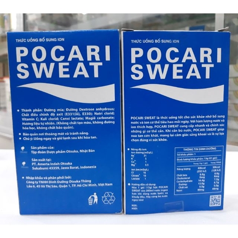 Bột Pocari Sweat Hộp 5gói x 13g - Thức uống bổ sung ion
