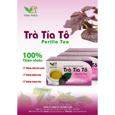 Trà Tía Tô Tâm Minh 20 túi lọc
