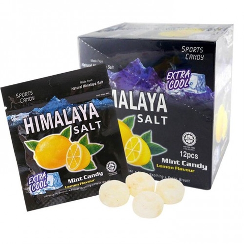 Kẹo chanh muối HIMALAYA SALT EXTRA COOL- Hộp 12 gói x 6 viên