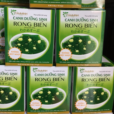 [Combo 3 hộp]Canh Dưỡng Sinh Rong Biển Tâm Minh hộp 55g