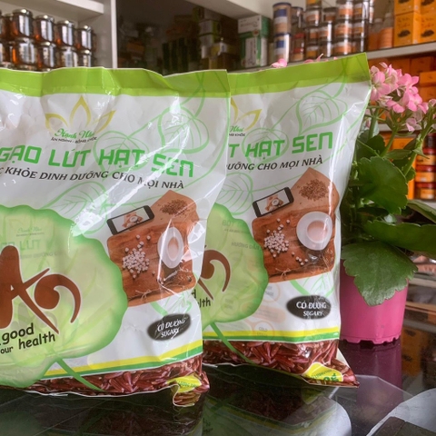 Bột Gạo Lứt Hạt Sen Hạnh Như 300g