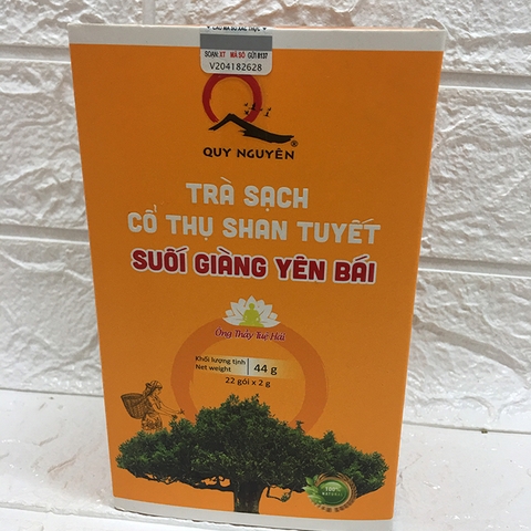 Trà bancha túi lọc Quy Nguyên Hộp 22 gói